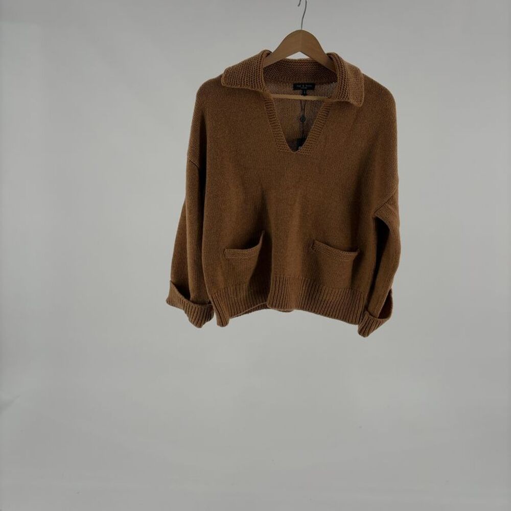 rag & bone Wool & Cashmere-Blend Polo Sweater